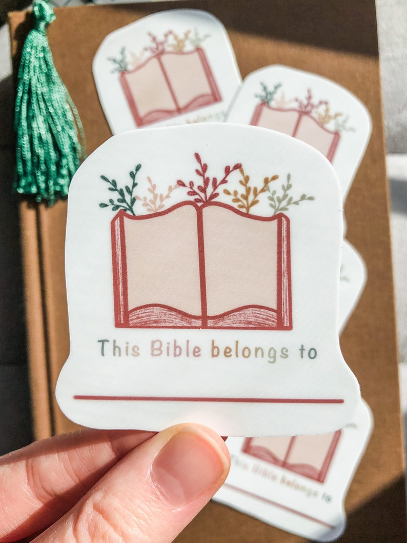 This Bible Belongs to Label/ Bible Label/ Labels for Church/ Sunday