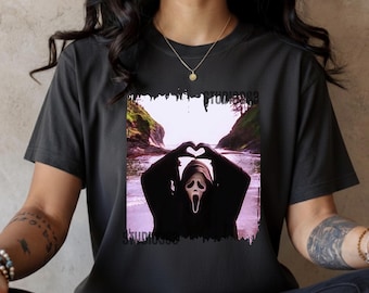 Trendy Heart Hands PNG, Cute Ghost Love
