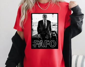 FAFO PNG, Fafo Shirt Design png, Grafica in grassetto in bianco e nero, Download PNG trasparente ad alta risoluzione