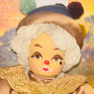 Haunted Doll Robbie- Tag a Long Child Spirit-Positive Energy - Clown Vessel