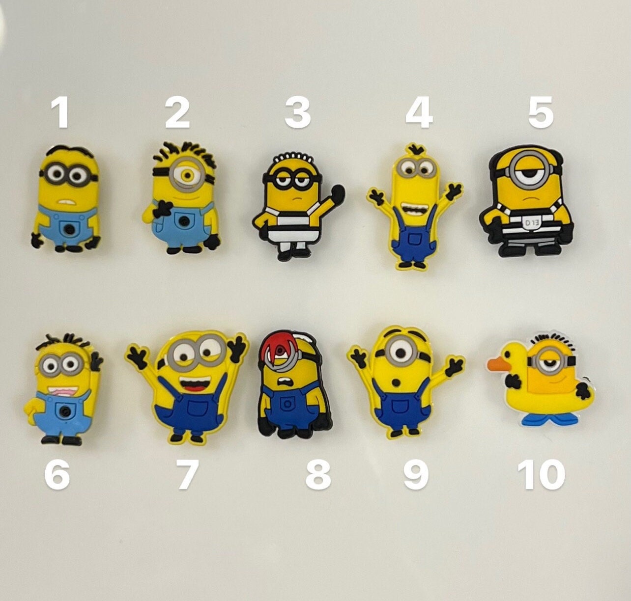 Despicable Me Croc Charms Minions Minions Jibbitz Etsy