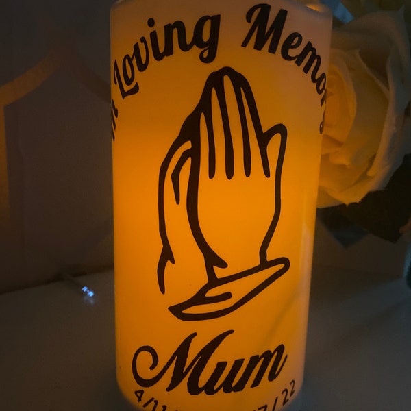 Flicker Flame Candle Etsy