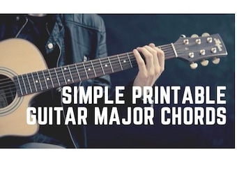 Gitaar akkoord printables