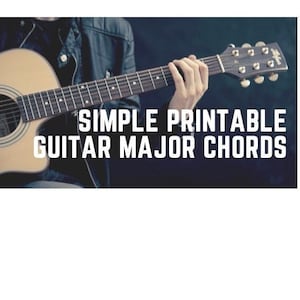 Gitaar akkoord printables