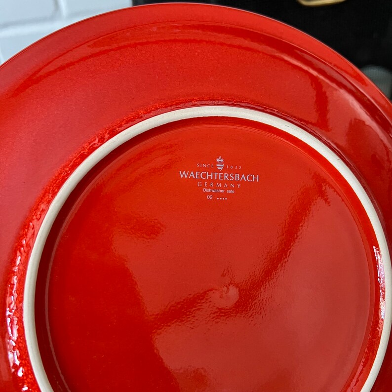 Vintage Waechtersbach Christmas Tree Dinner Plates Etsy