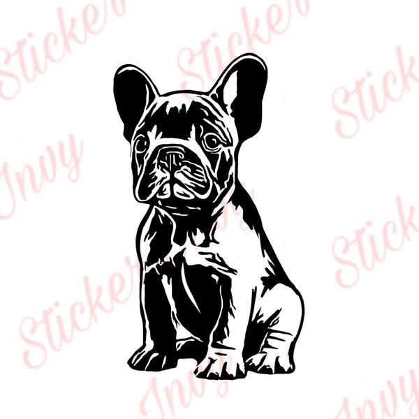 French Bulldog SVG, Dog SVG, Frenchie SVG