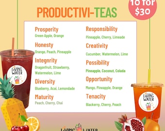 Loaded Teas To Keep you PRODUCTIVE!