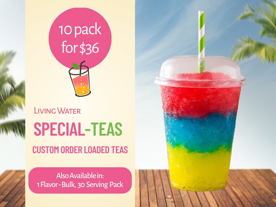 Special Order Loaded Teas To-go, 10 Pack - Etsy
