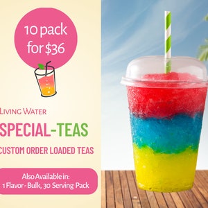 Special Order Loaded Teas To-go, 10 Pack - Etsy