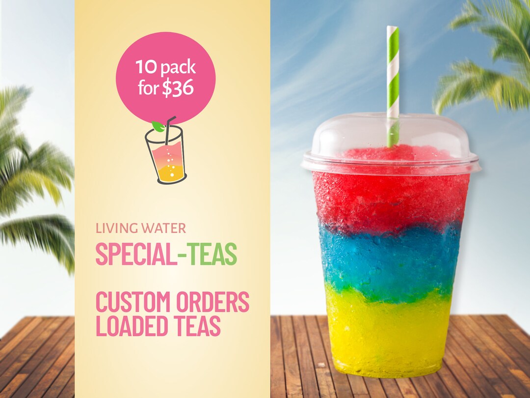 Special Order Loaded Teas To-go, 10 Pack - Etsy