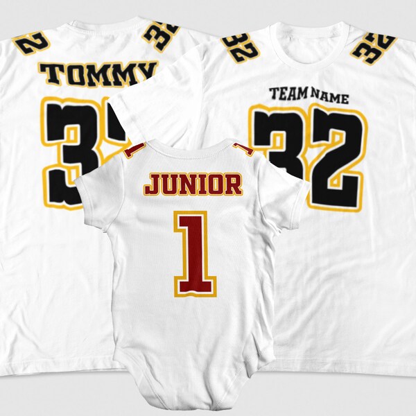 Baby Football Jersey Etsy