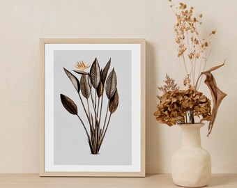 Arte floreale, decorazione d'arte della parete, verde, minimalista, arredamento della fattoria, decorazioni per la casa, stampa botanica, stampa artistica, stampa lavanda, decorazione murale stampabile