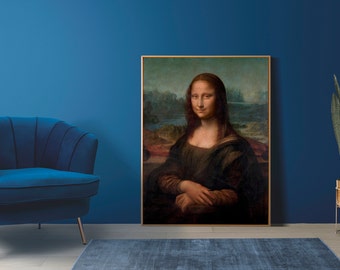Mona Lisa, Leonardo da Vinci, Poster, Downloadable Art Print, Instant Download