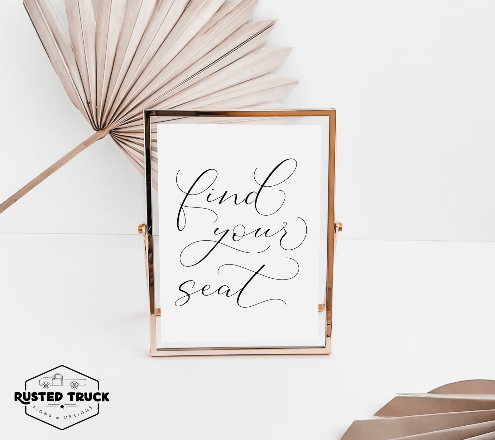 Find Your Seat Sign, Wedding Seating Sign, Wedding Signs, Printable ...