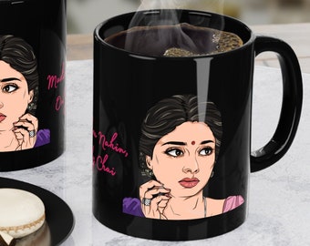 Bollywood Gift Indian Mug Desi Gift, Indian Movie Art, Funny Indian Gift, Hindi Movie Art Mug - Sridevi