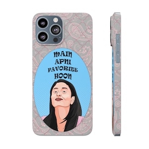 Bollywood Phone Case - iPhone & Samsung, Indian Movie Art, Bollywood Gift, Indian Gift, Hindi Movie Art Phone Case - Kareena in Jab We Met