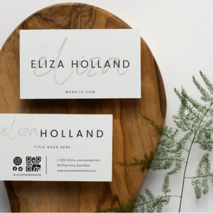 Business Card Template QR Code, Business Card Template, Editable business Card, Printable Business Card.