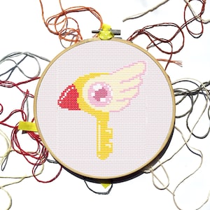 Card Captor Sakura Clow Key Cross Stitch Pattern