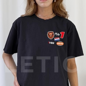 Max Verstappen T-shirt Formel 1 Red Bull Verstappen F1 Shirt Patch