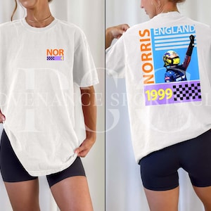 Lando Norris T-Shirt Comfort Colors Formula 1 Mclaren Lando Norris Shirt F1