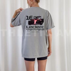 Charles Leclerc T-Shirt Formula 1 Comfort Colors Ferrari Leclerc F1 Gift
