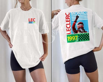 Charles Leclerc T-shirt Comfort Colors Formula 1 Ferrari Charles Leclerc Shirt Monaco F1