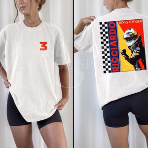 Daniel Ricciardo t-shirt Comfort Colors Formula 1 Honey Badger Shirt Daniel Ricciardo F1 Gift