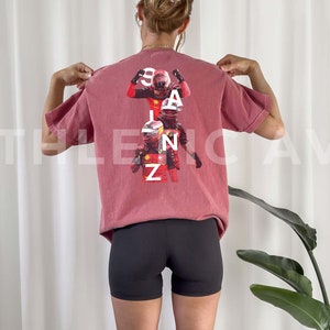 Carlos Sainz T-shirt Formula 1 Shirt Ferrari Sainz F1 Apparel