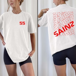 Carlos Sainz T-shirt Comfort Colors Formula 1 Carlos Sainz Shirt F1