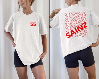 Carlos Sainz T-shirt Comfort Colors Formula 1 Carlos Sainz Shirt F1