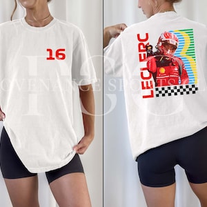 Charles Leclerc T-shirt Comfort Colors Formula 1 Ferrari Charles Leclerc Shirt F1 Gift