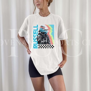 George Russell T-Shirt Comfort Colors Formel 1 Mercedes George Russell Race Shirt F1 Gift