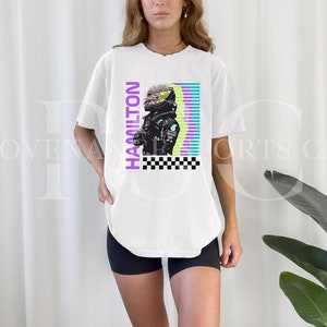 Lewis Hamilton T-shirt Comfort Colors Formula 1 Mercedes Lewis Hamilton Race Shirt F1 Gift