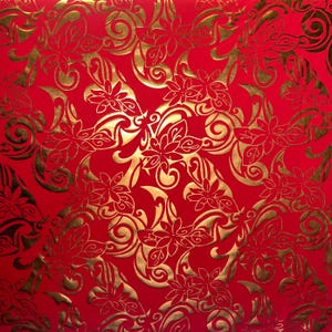 Tiare Swirls Fabric | Polyester Foil
