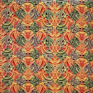 Traditional Polynesian Tattoo All Over design Peachskin Fabric | Islands Fabric