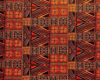 Traditional Polynesian Tapa Fabric | Light Barkcloth