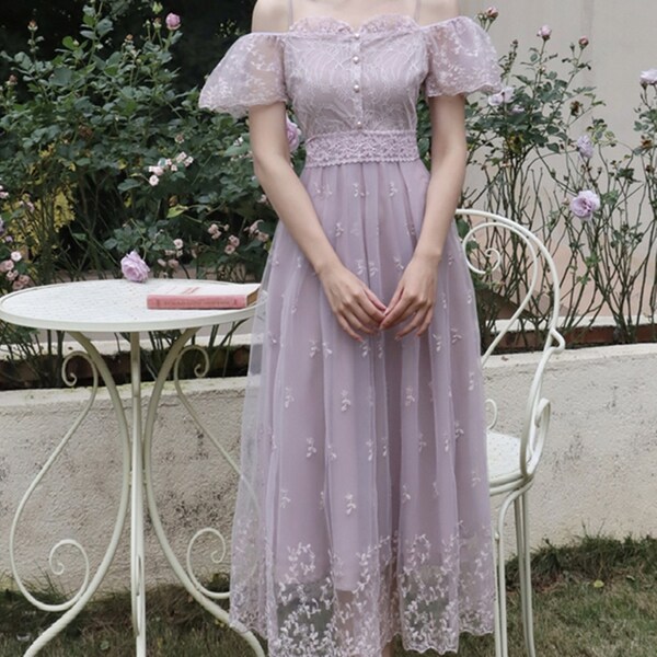 Graduation Dress Lilac Etsy