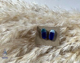 Ceramic Stud Earrings|Handmade Earrings|Hecho en Mexico|Hecho a Mano|Hecho en San Luis Potosi|Hand Painted Earrings|Minimalist Studs