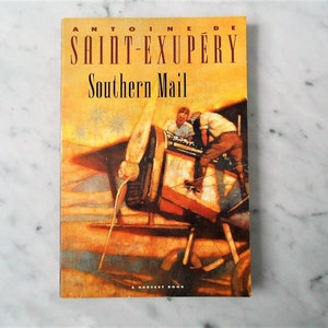 Southern Mail ⊙ Antoine De SAINT-EXUPERY / Novel / Aviation / Air Mail / Fiction /Harvest / Airplane WW11 Aero Book Gift VivaLibrisBooksLove