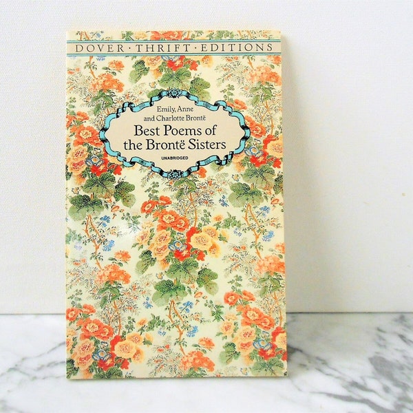 Best Poems of the BRONTË Sisters ⊙ Emily, Anne & Charlotte Brontë / POETRY English Dover 1997 / Brontës Sisters Book Gift | VivaLibrisBooks