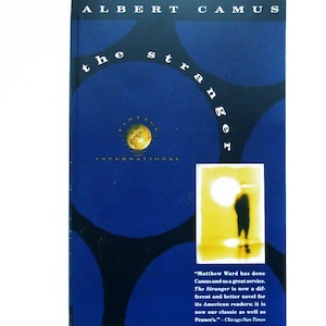 The STRANGER ⊙ Albert CAMUS // First Edition Vintage International NY 1989 Fiction Lit Absurdism French Classic Camus Gift VivaLibrisBooks
