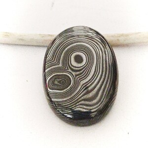 52 CT 100% Natural Mexican Crown Of Silver Psilomelane Cabochon, Black Malachite Cabochon Gemstones Psilomelane Loose Stone / 34X24X6 MM