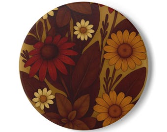Spill the Petals Coaster, vintage style drink coasters for home decor