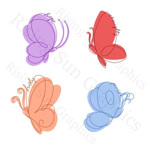 Inspirerende Vlinders Clipart