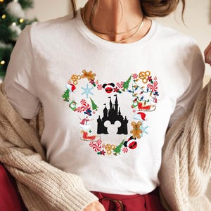 Disney Family Christmas Shirt, Matching Christmas Tees, Personalized Disney Character Christmas Shirt, 2025 Mickey’s Very Merry Shirt