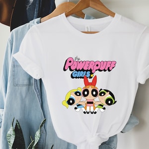 Cute Powerpuff Girls Shirt, Family Matching Shirt, Animation Character Shirt, Girl Power Shirt, Hero Girl Gift Shirt, Powerpuff Girls Shirt