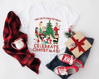 Disney Phineas and Ferb Merry Christmas T-Shirt, Phineas, Ferb, Perry Christmas Lights Shirt, Disneyland Christmas Holiday 2025 Gift Shirt