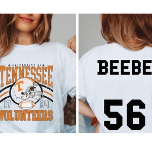 Vintage 90s Tennessee Football T-shirt, Tennessee Graphic Tee, Sport Shirts, Tennessee T-shirts, Tennessee Travel Gift, Tennessee Game Day