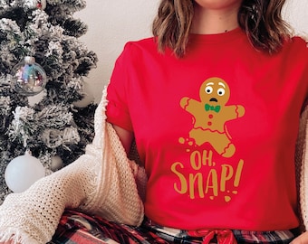 OH Snap! Tshirt,Oh Snap Shirt,Funny Christmas Shirt, Matching Family Holiday Shirt, Christmas Vacation Shirt,Family Christmas Shirt,Xmas Tee