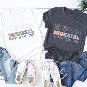 Nicu Nurse Shirts, Neonatal Nurse Shirts, Nicu peds shirt, floral Nicu Nurse t-shirts, Nicu shirts, Plus size Nicu Shirts